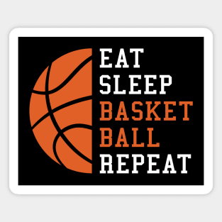 Eat Sleep Basketball Repeat Gift Idea Magnet